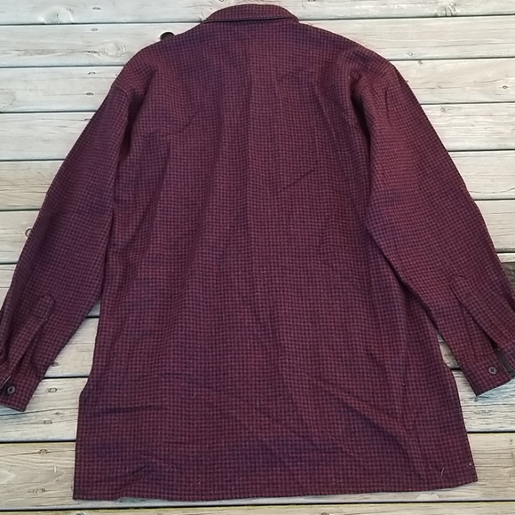 Woolrich woman wool check hi low shacket - Picture 8 of 10